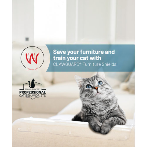 CLAWGUARD Furniture Shields Slipcover to Block Cat Scratching Furniture